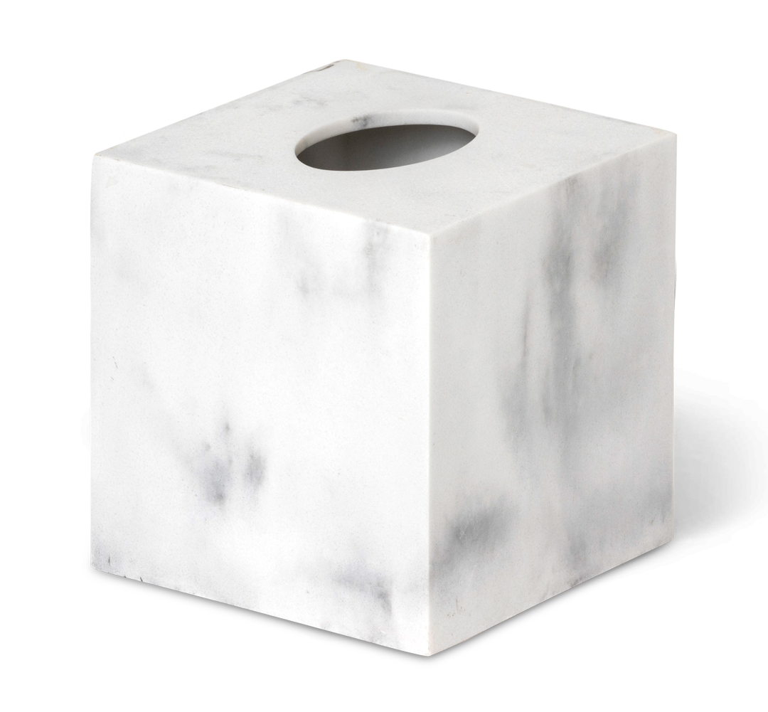 Baker Tissue Box White Marble Accessories Bentley baker-tissue-box-white-marble-accessories-bentley